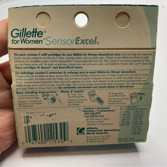 Sensor Excel for Women Razor Cartridges damaged packaging NOS - Picture 6 of 6